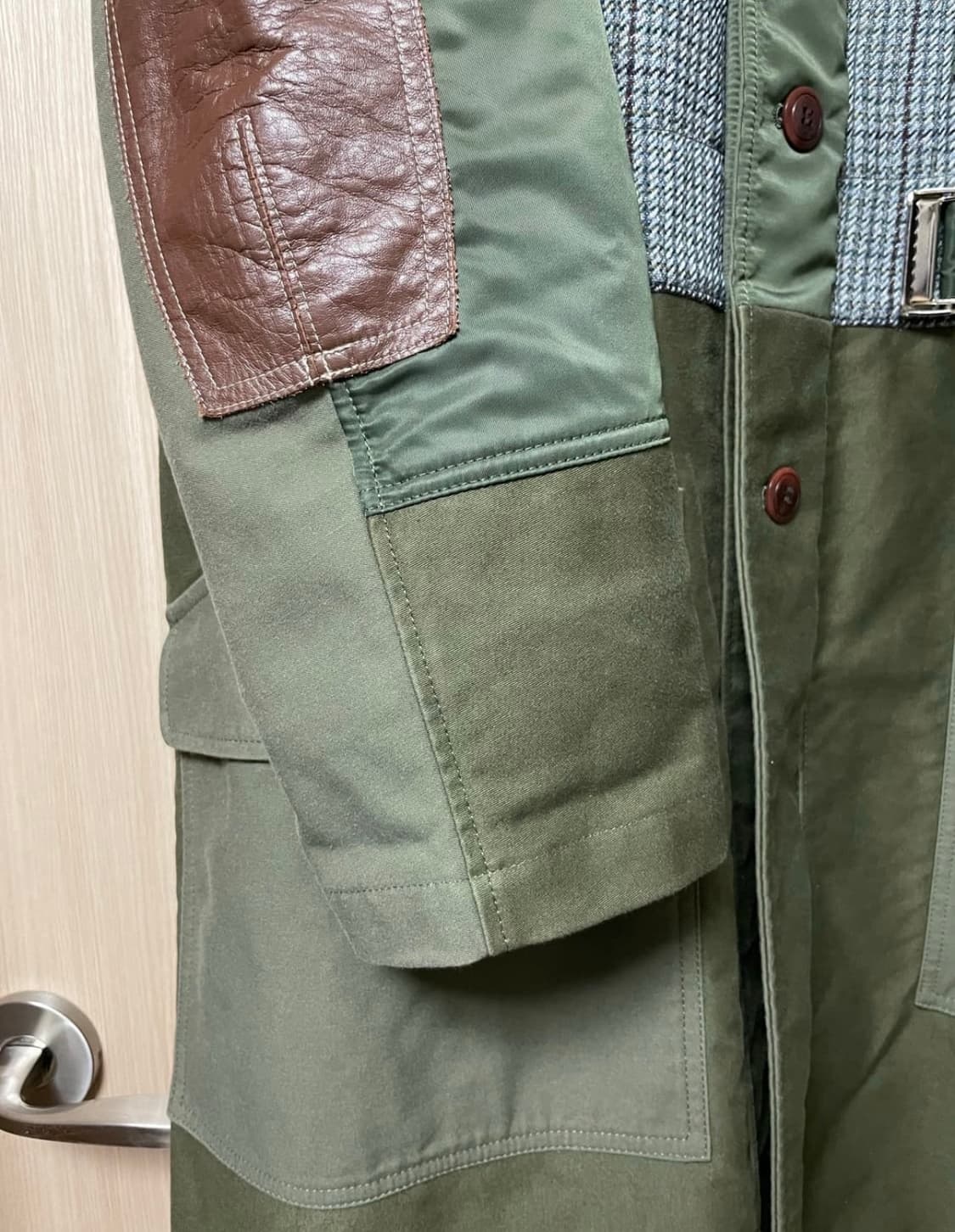 준야 와타나베 맨 꼼데가르송 몰스킨 코트 상품이미지5