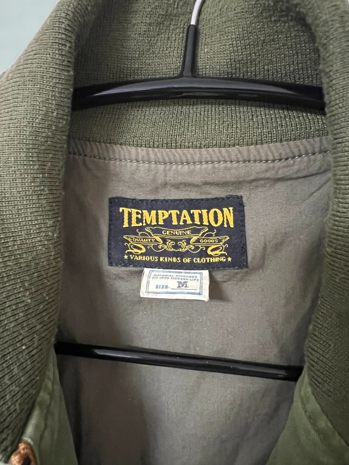 Temption 카키 블루종  상품이미지3