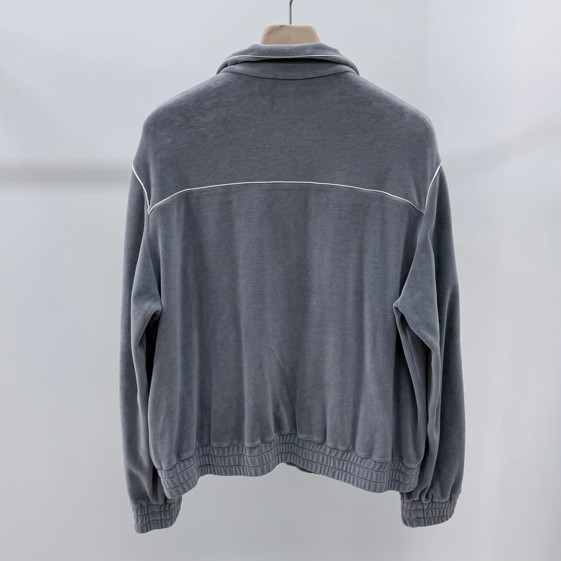 [2XL,XL] 셀린느 트리오페 벨벳 트레이닝 집업 셋업 그레이 상품이미지4