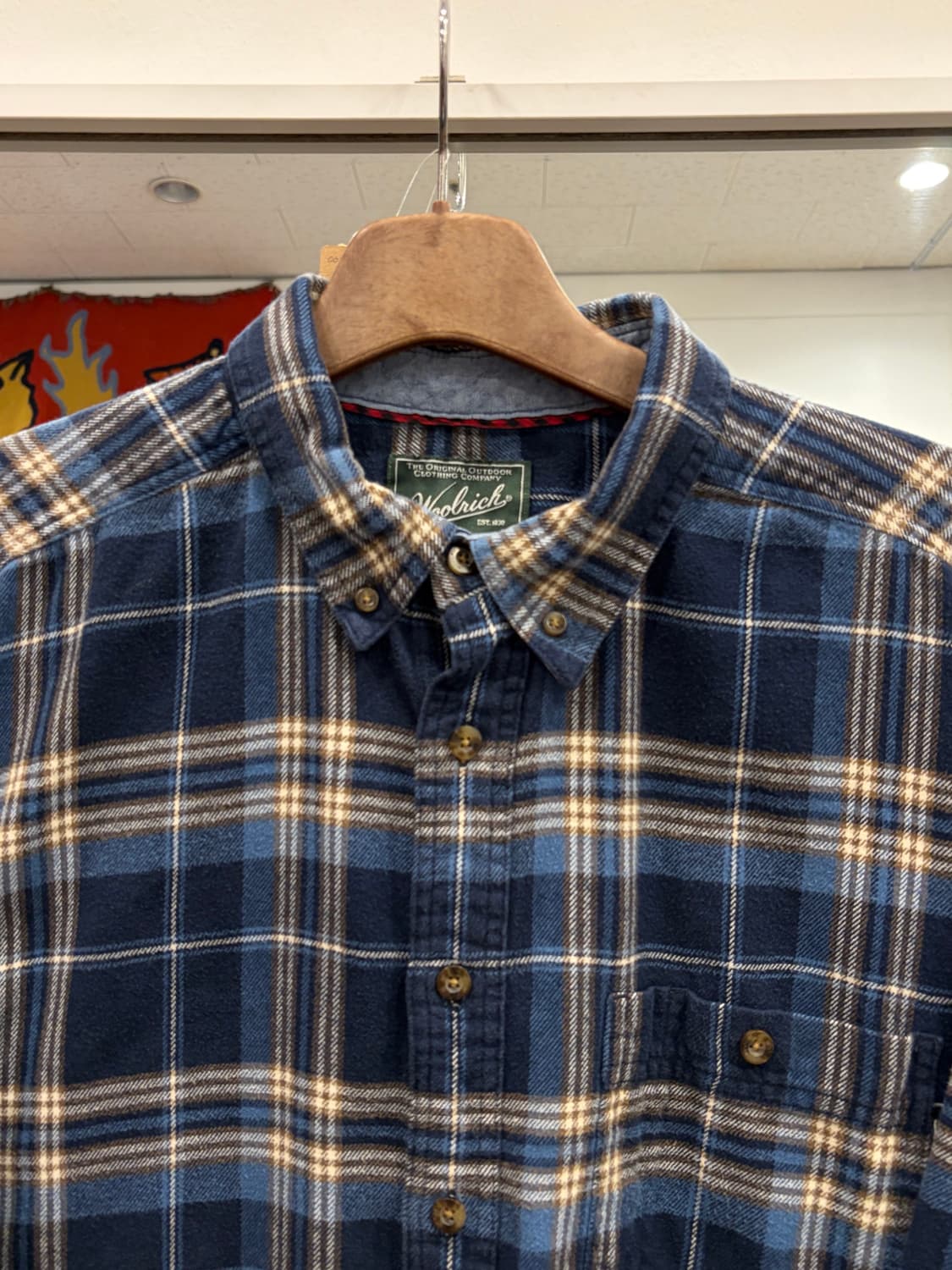 00s Woolrich 울리치 플란넬 체크 셔츠 상품이미지3