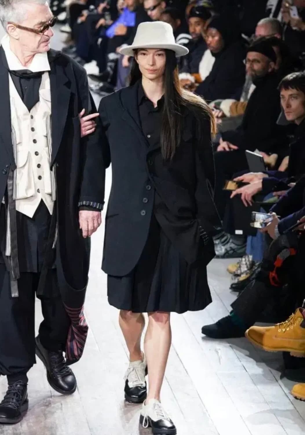 요지 야마모토 뿌르옴므 개버딘 울 후드 자켓 상품이미지10