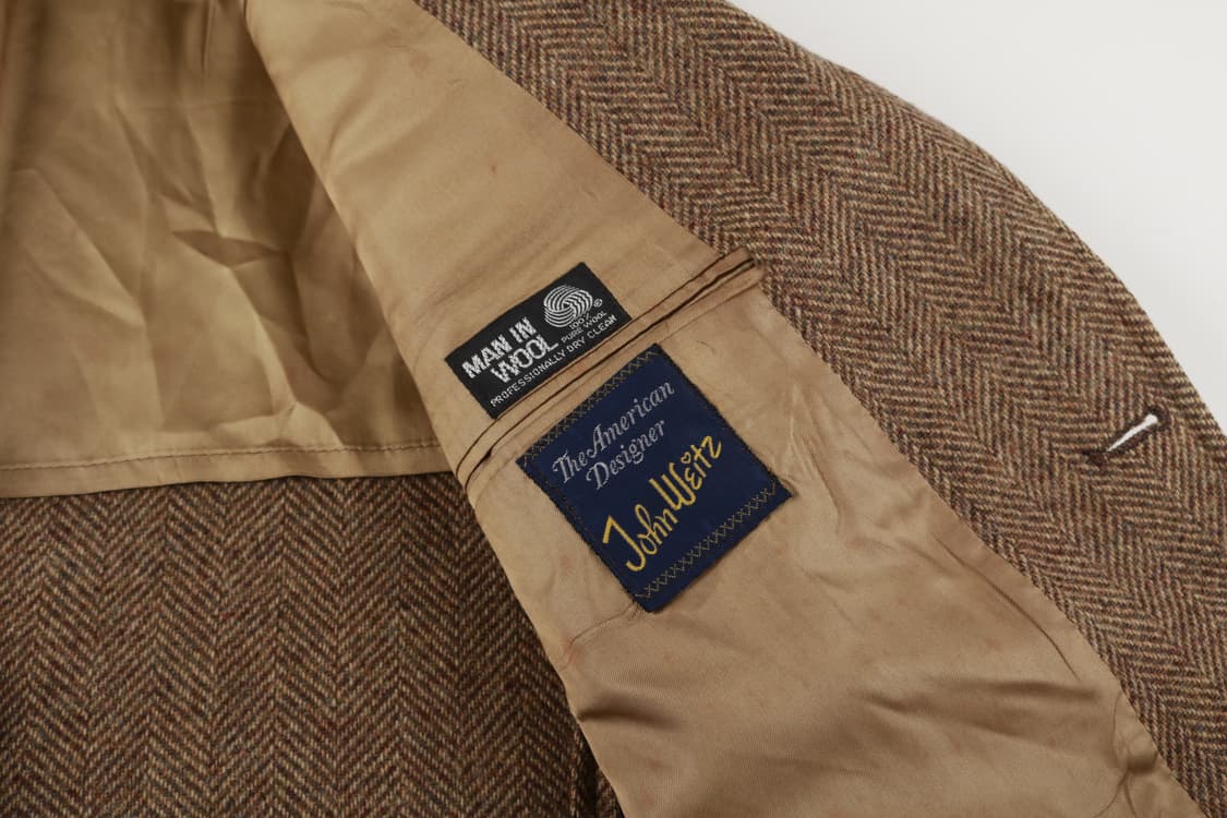 [M] 빈티지 헤링본 트위드 자켓 상품이미지4