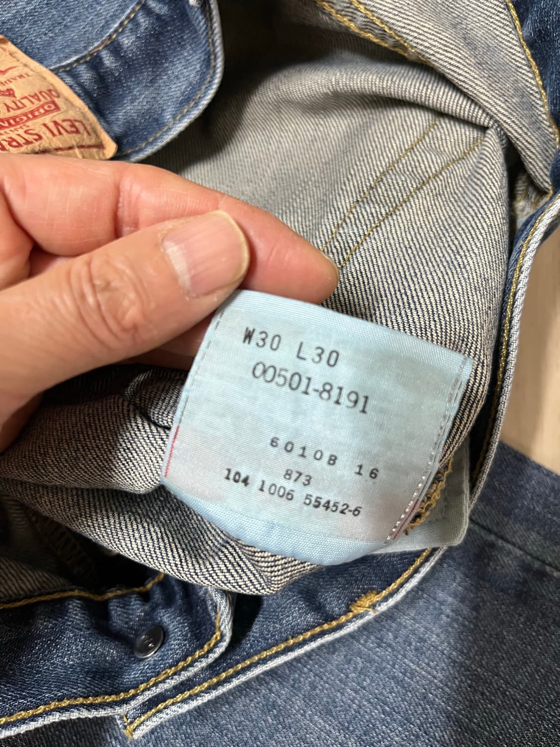 리바이스 청바지 501 상품이미지10