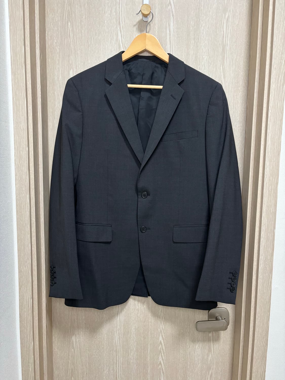 띠어리 뉴테일러 정장셋업(Zion,Marlo)/상의40,하의31/차콜 상품이미지2