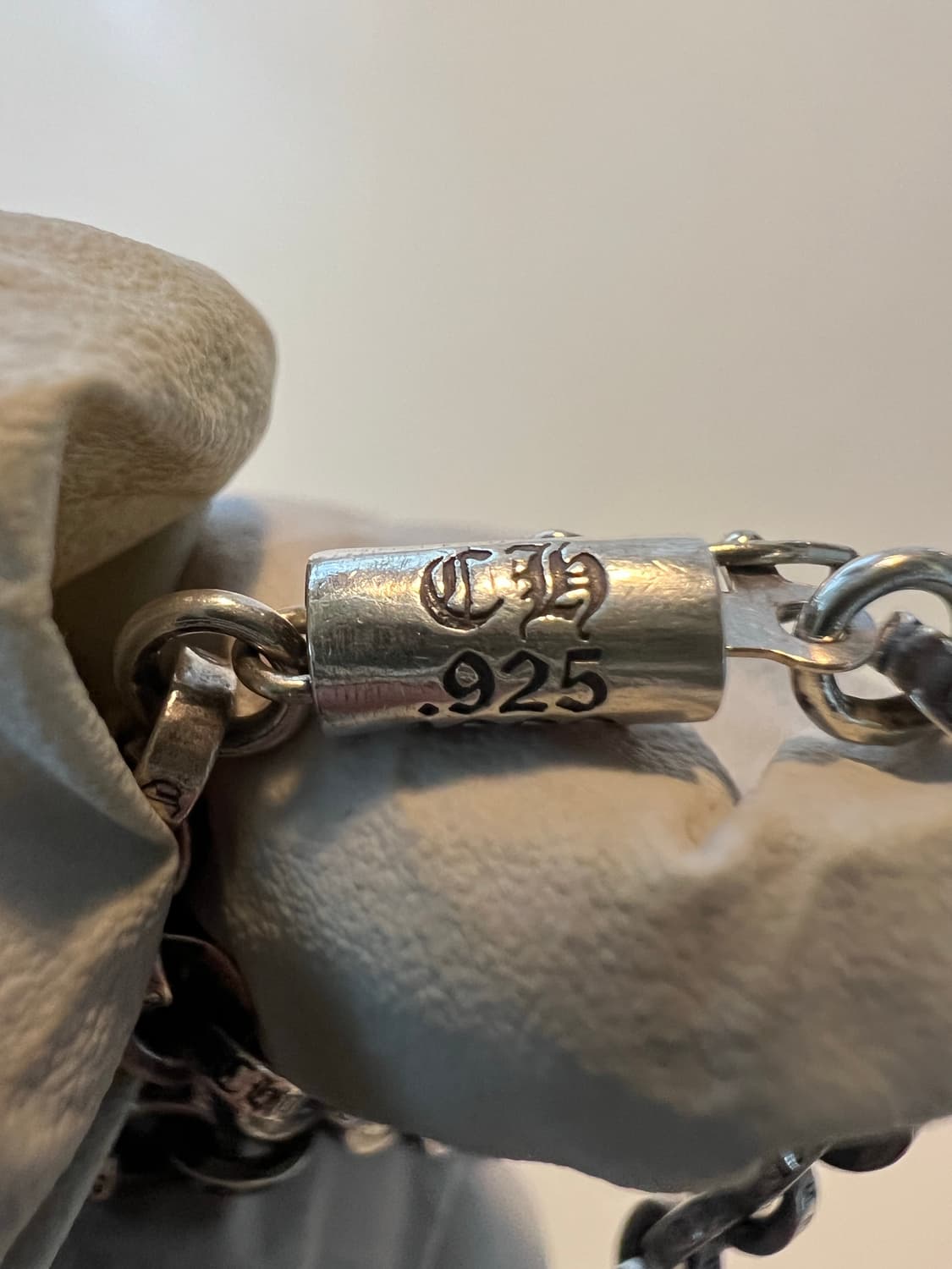 [20인치] 크롬하츠 페이퍼체인 스몰 체인 상품이미지4