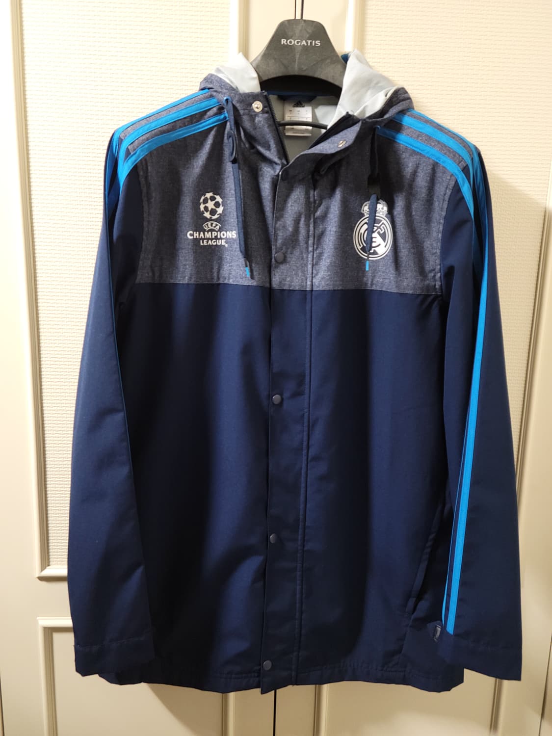 Adidas Tiro UCL 아디다스 티로 레알 마드리드 정품 레인 자켓 상품이미지1