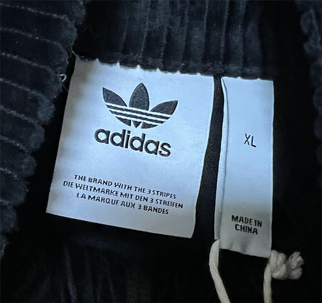 아디다스 코듀로이 트랙탑 삼선 새상품 춘추 L 100 상품이미지3