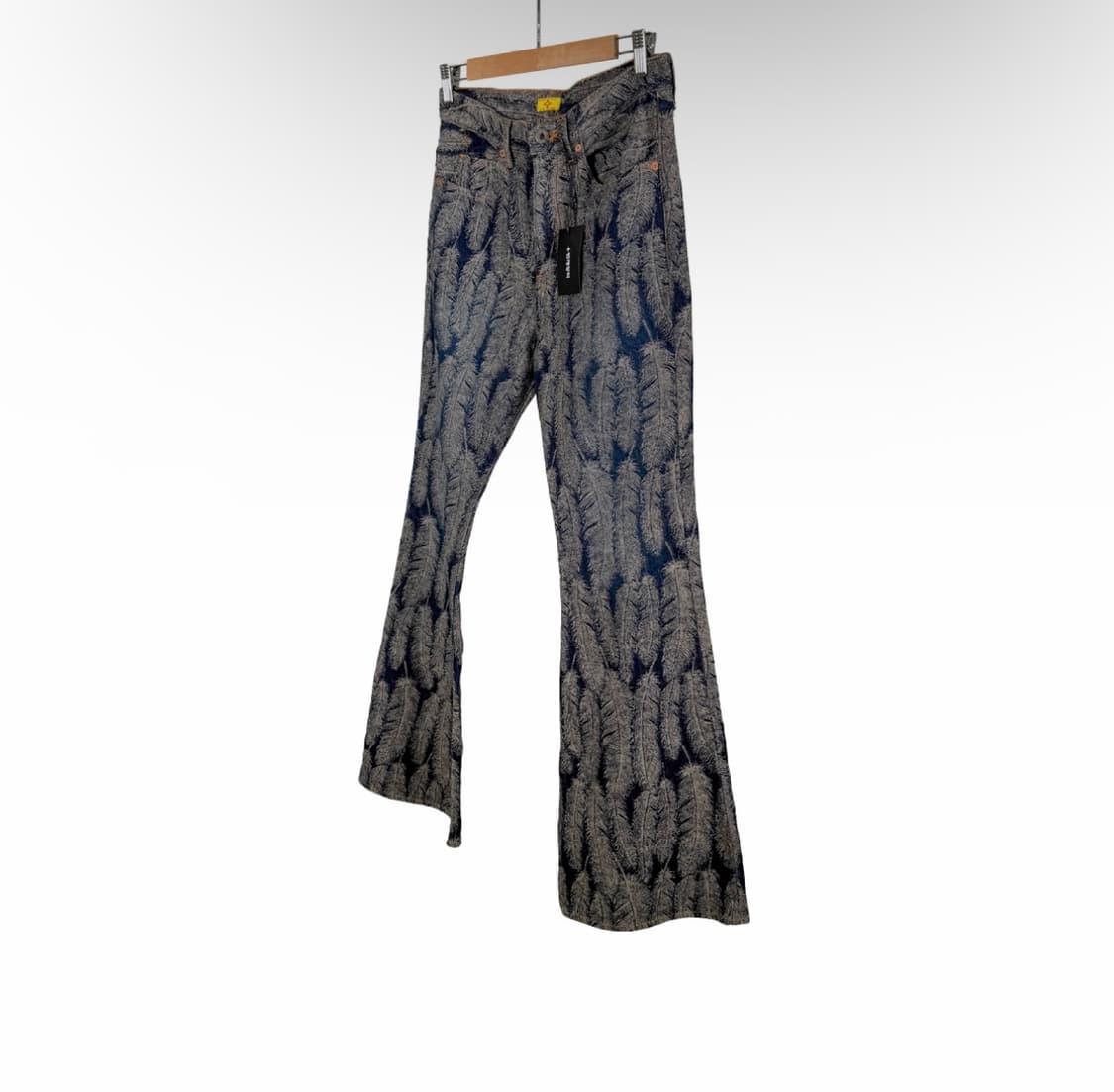 [28] 캐피탈 12oz 맥파이 데님 페더 부츠컷 데님 팬츠 오카벨보 상품이미지2