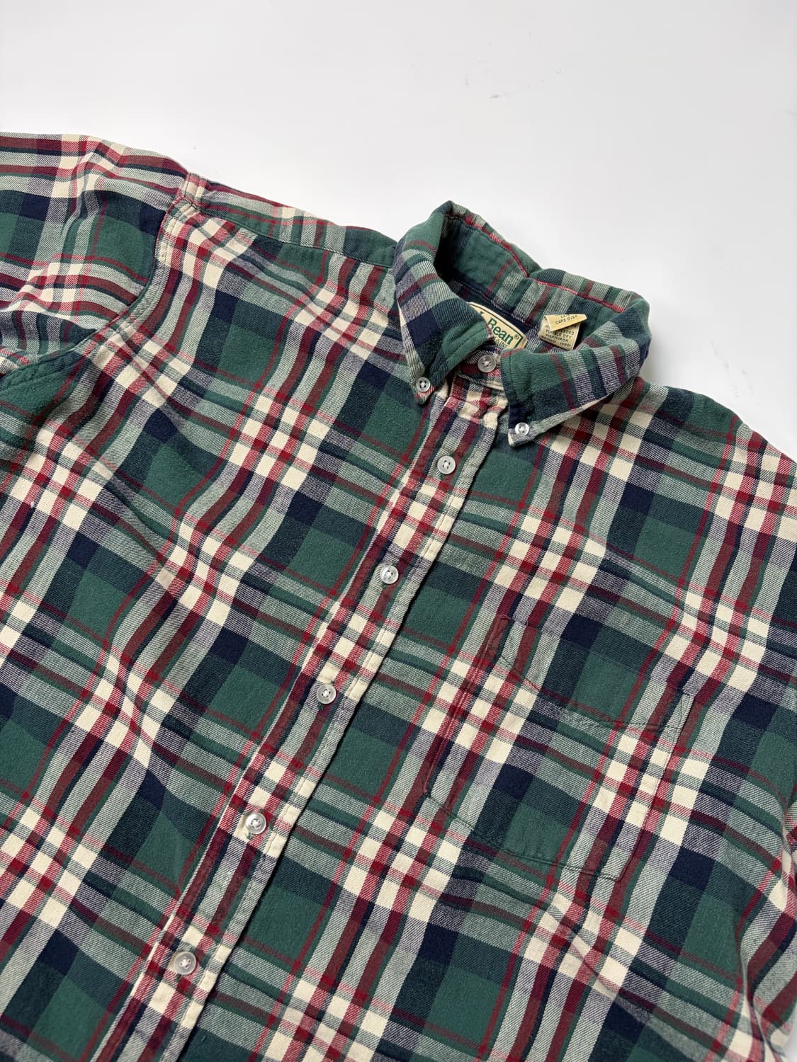 90s L.L.Bean Plaid Button Up Shirt 상품이미지5