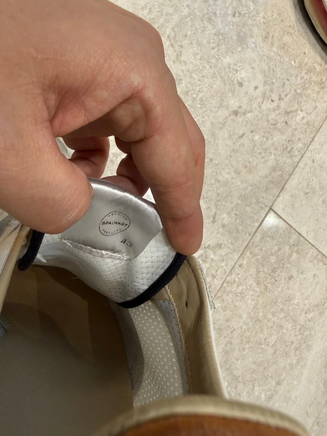 spalwart 스파워트 마라톤 스니커즈 아이보리/회색 43 상품이미지6