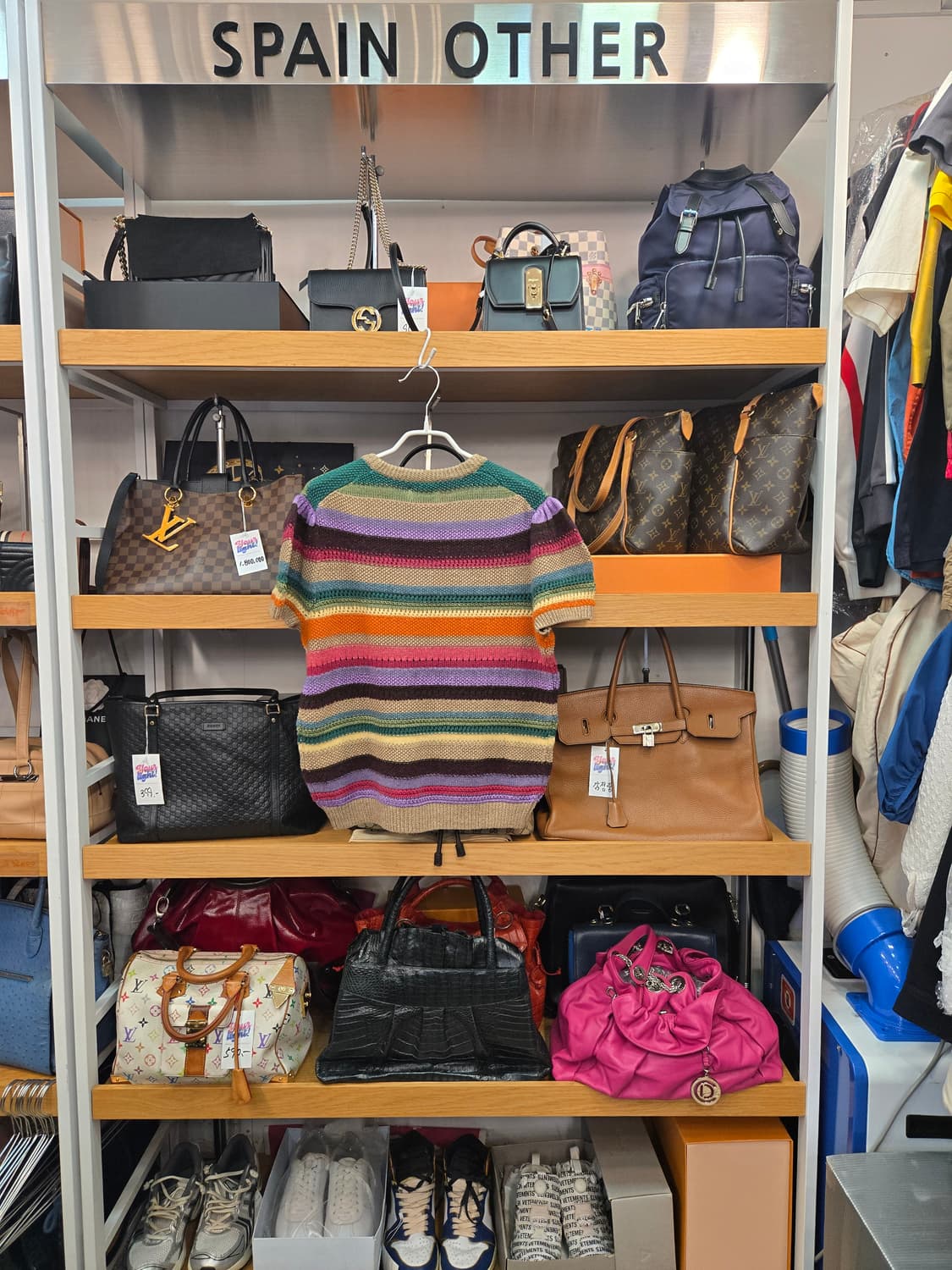 폴로 랄프로렌 선셋 스트라이프 반팔 니트 상품이미지2