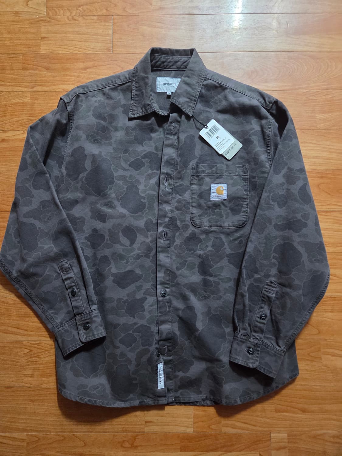 (새상품)칼하트 카모 덕 셔츠 상품이미지1
