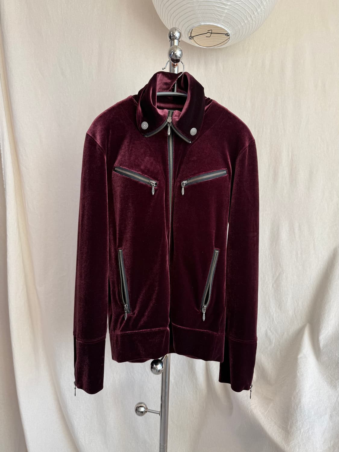 Tornado Mart 벨벳 집업 자켓 상품이미지1