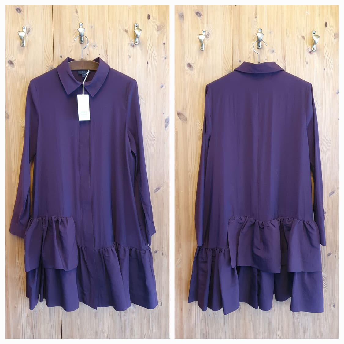 (새상품)55.COS 프릴 원피스 상품이미지2