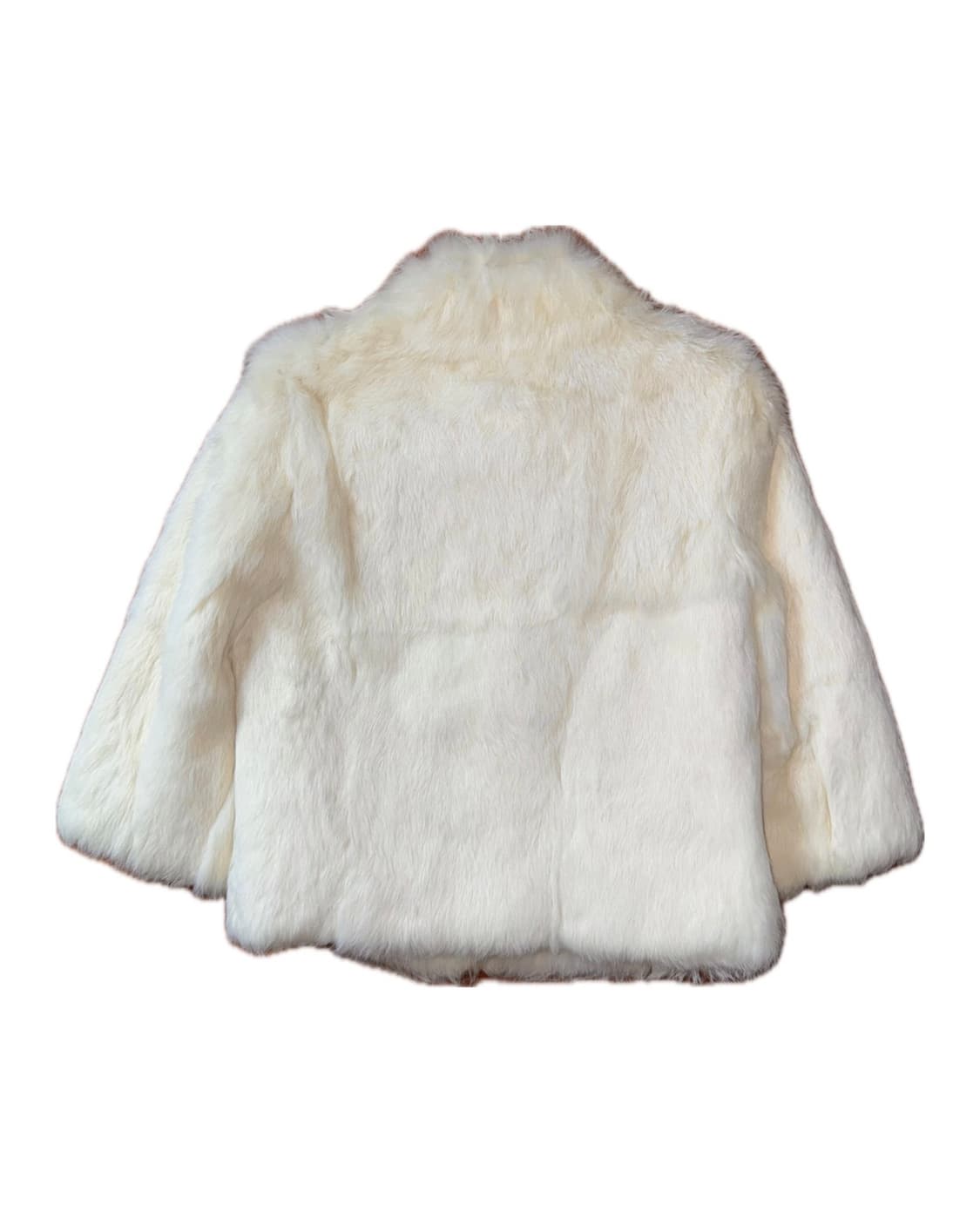 빈티지 아이보리 퍼 자켓 상품이미지2