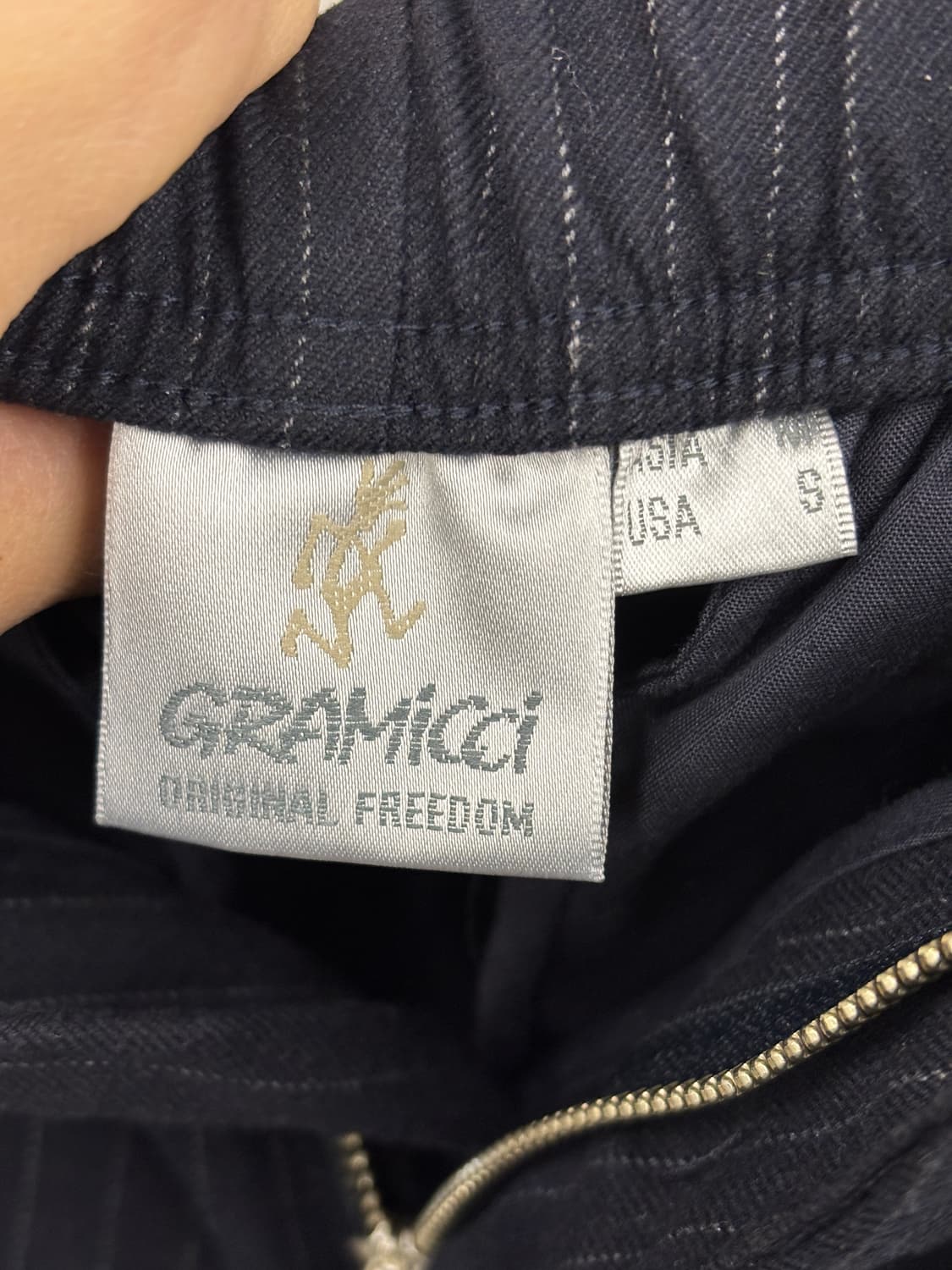 Gramicci 핀스트라이프 슬리핏 팬츠 M 상품이미지4