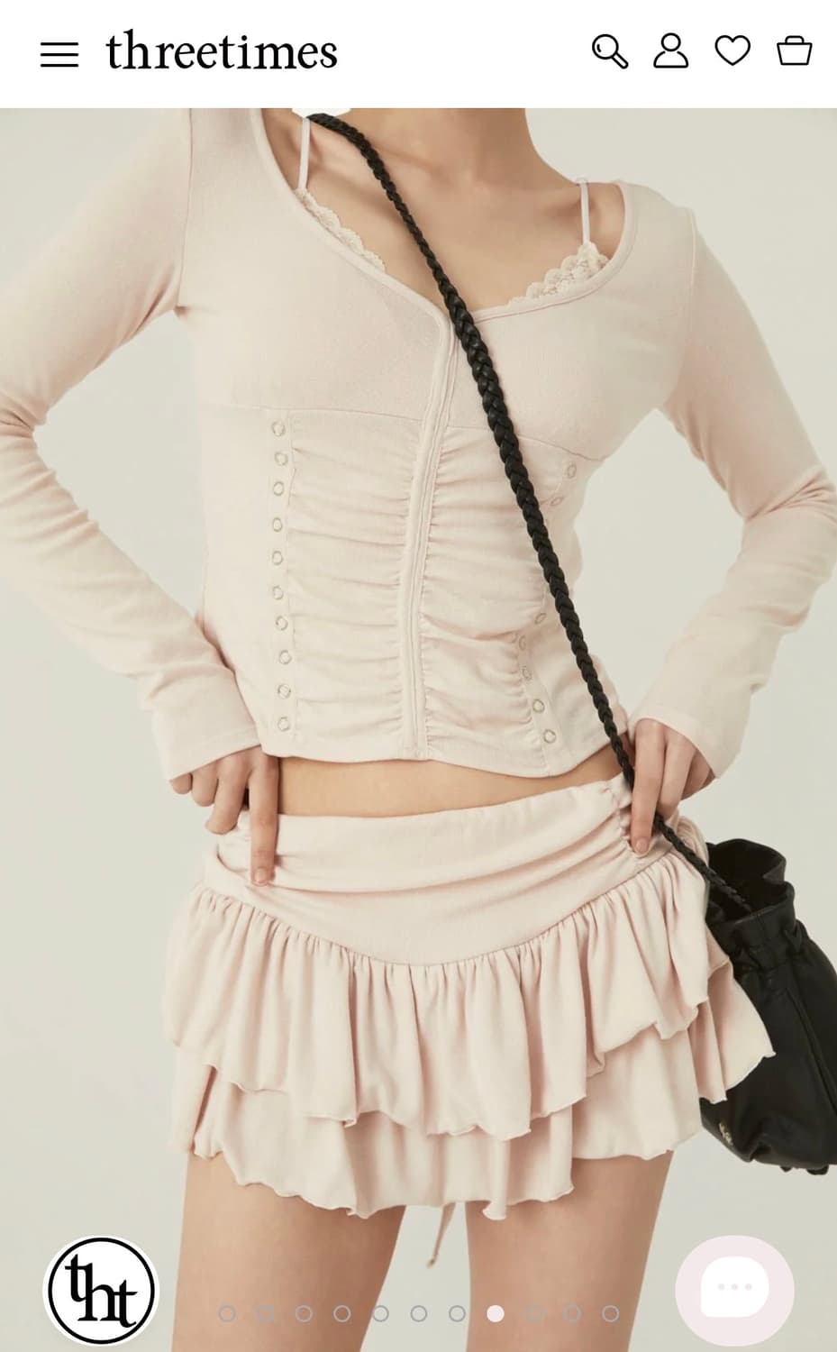 쓰리타임즈 threetimes Cinnamon skirt 시나몬 스커트s 상품이미지2