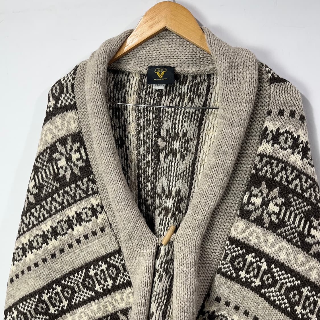 [Highland 2000] 하이랜드2000 노르딕 패턴 프린지 케이프 상품이미지3