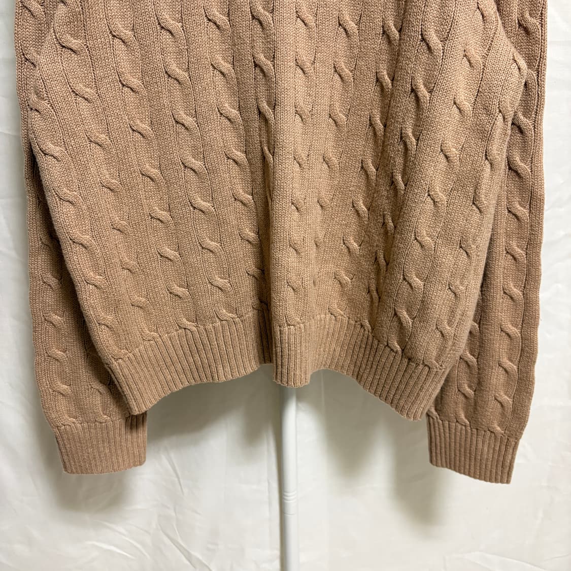 폴로 랄프로렌 케이블 니트 / 베이지, XL 상품이미지3