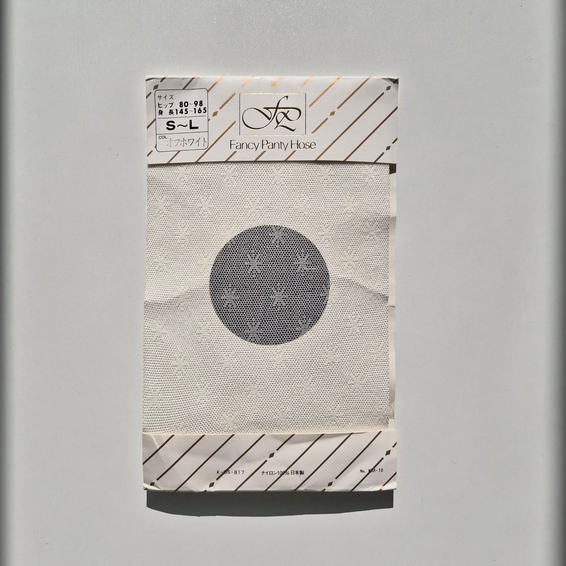 화이트 눈꽃 패턴 메쉬 망사 팬티스타킹 상품이미지2