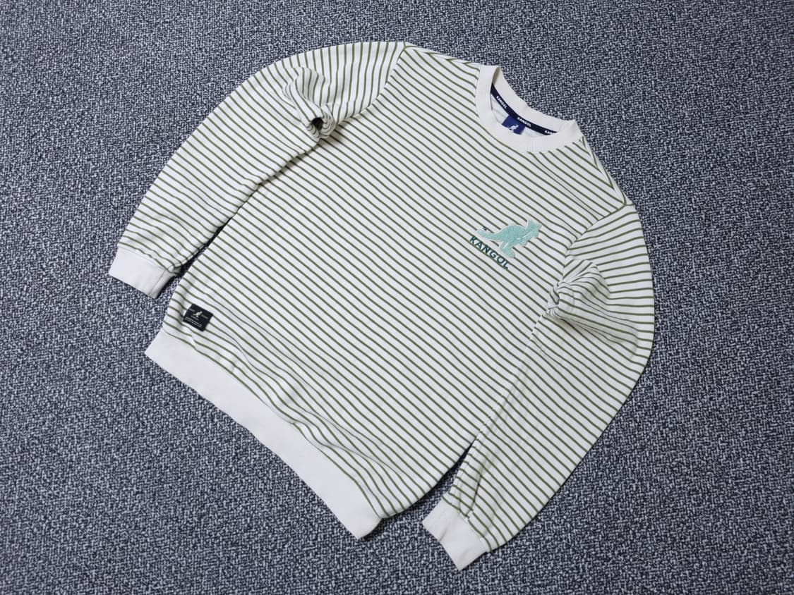 [무료배송][155]캉골 키즈 스트라이프 맨투맨 긴팔티 상품이미지3