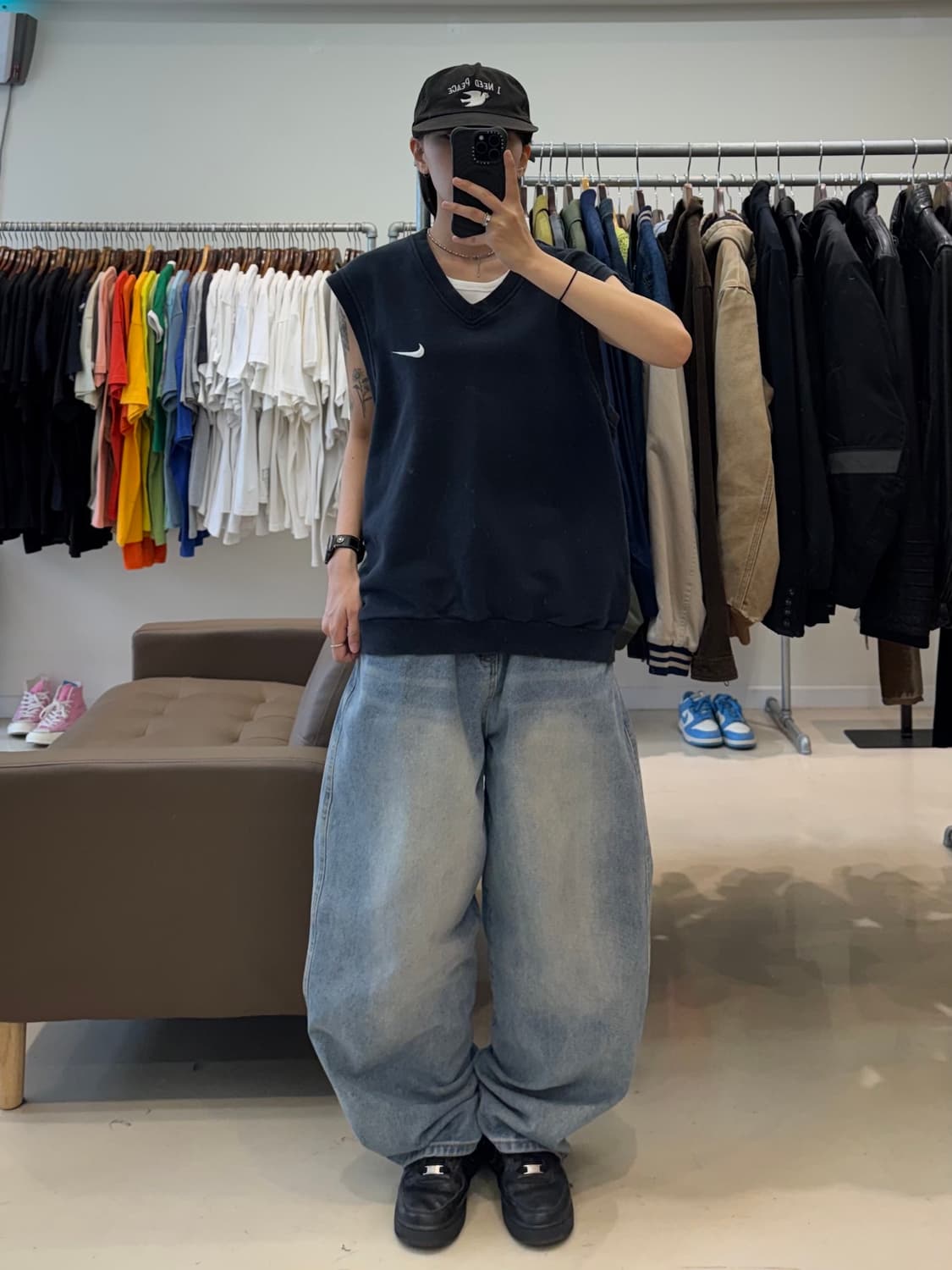 90s 나이키 코튼 베스트 상품이미지4