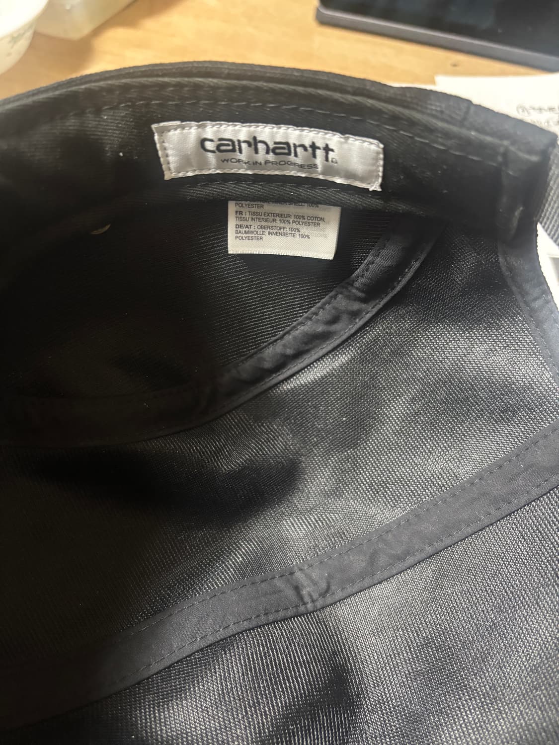 칼하트 볼캡 블랙 상품이미지4