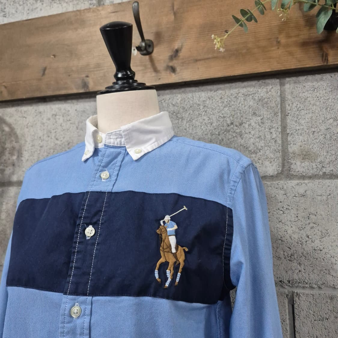 폴로 랄프로렌 블루 빅포니 셔츠 상품이미지3