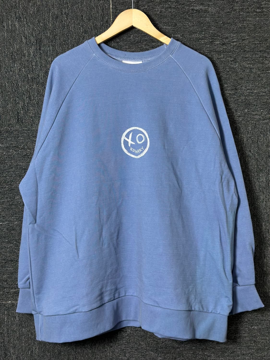 X:ORDINARY 스마일 맨투맨 52사이즈 상품이미지1