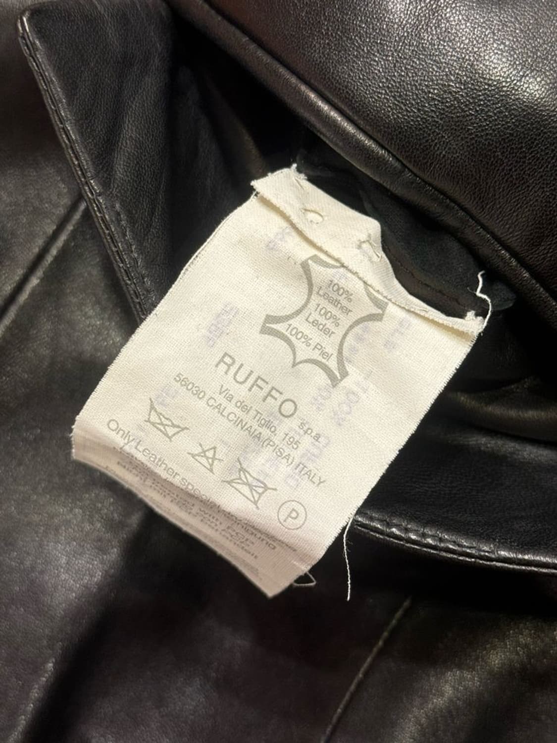 루포 카우하이드 레더 자켓 상품이미지10