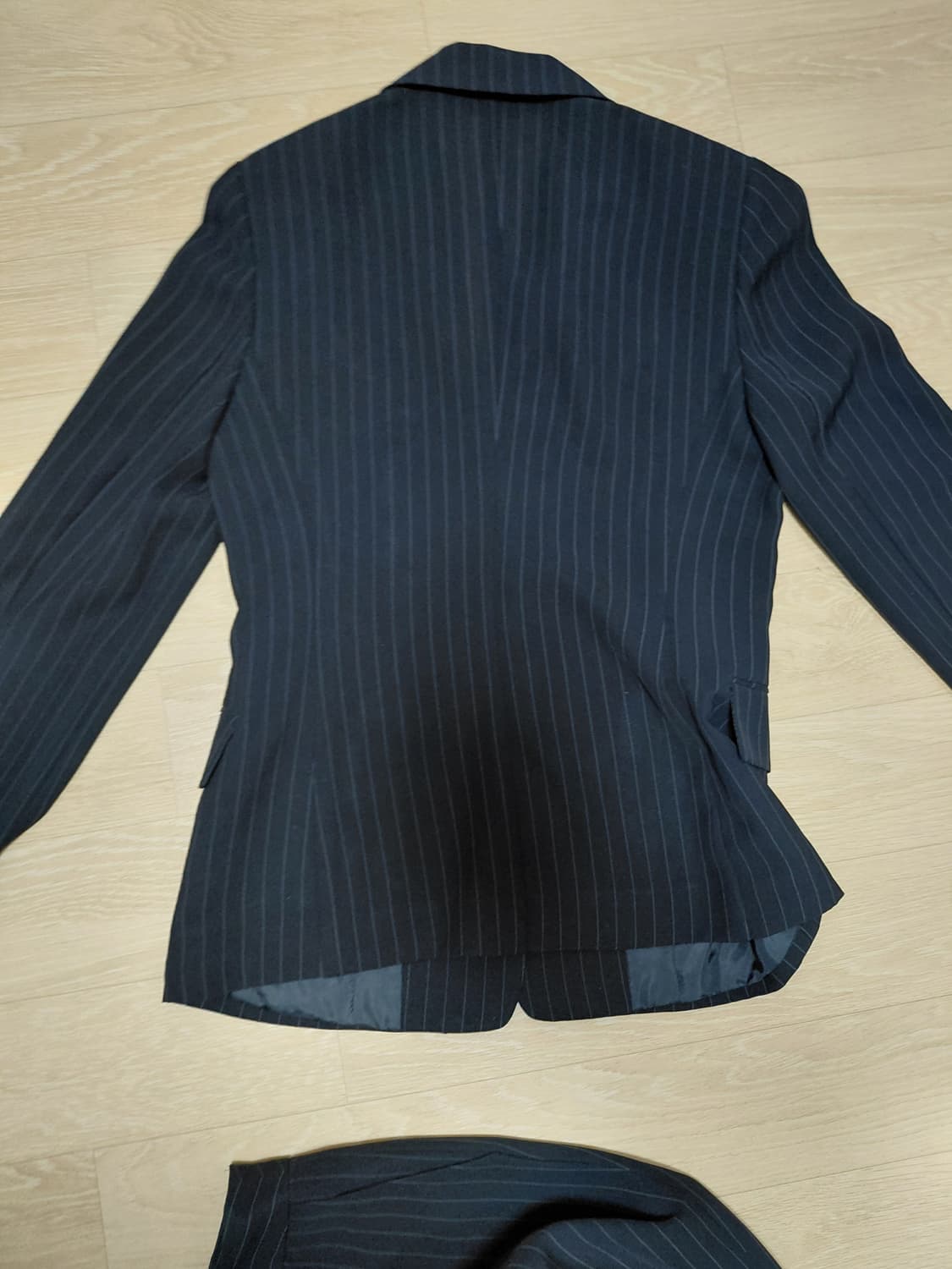 renoma 레노마 여름 네이비 스트라이프 정장 셋업 상품이미지5