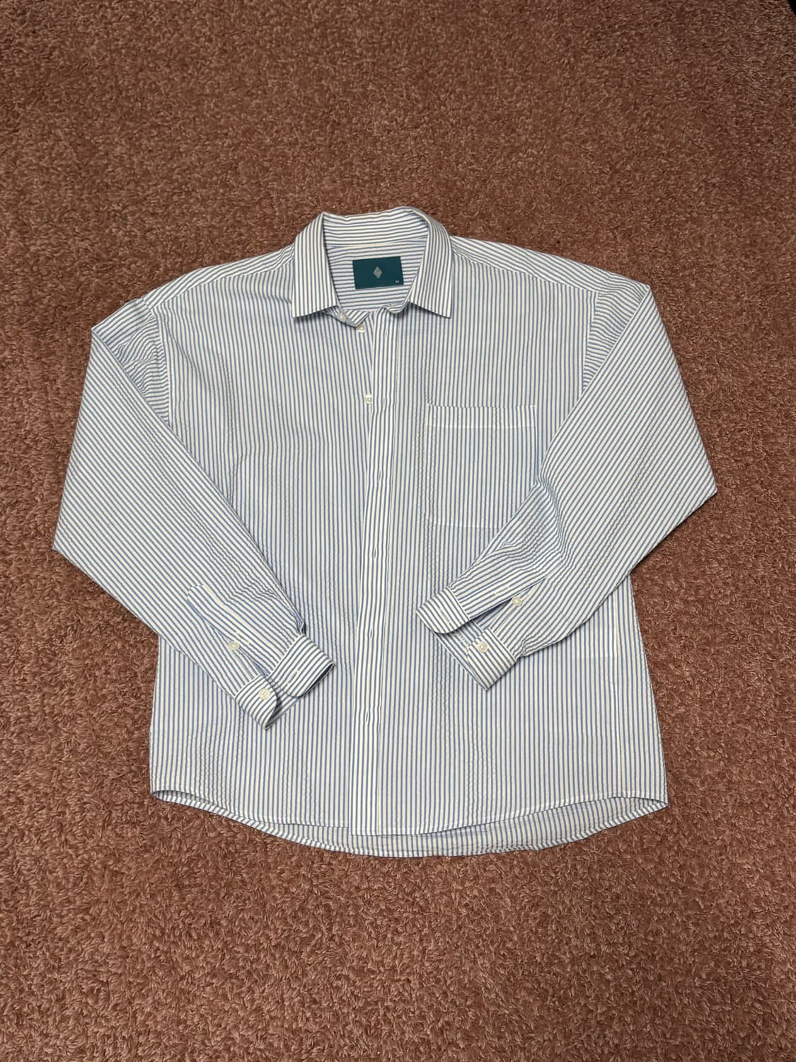 DIAMOND LAYLA Seersucker Stripe Shirts  상품이미지1