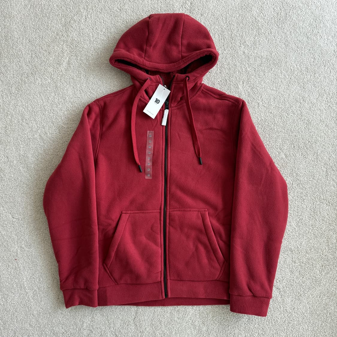 탑텐 남녀공용 보아 본딩 후드 집업 상품이미지1