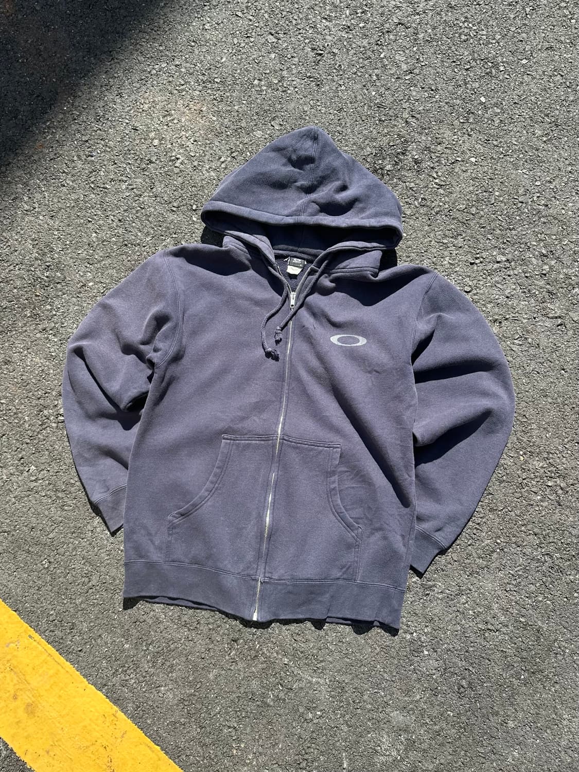 90-00‘s Oakley logo faded Hood zip-up 상품이미지5