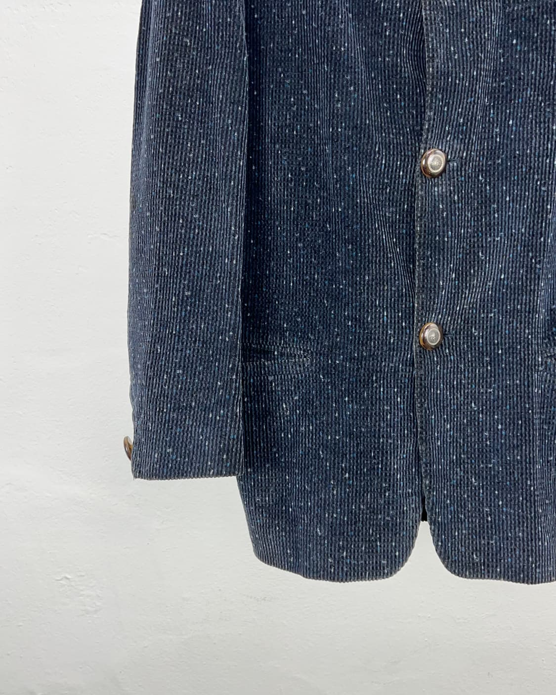 베르사체 진스 꾸뛰르 코듀로이 골덴 헤링본 부클레 3b 블레이저 자켓 상품이미지4