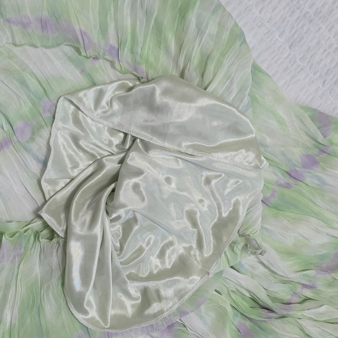 보헤미안 모리걸 타이다이 나염 밴딩스커트 상품이미지2