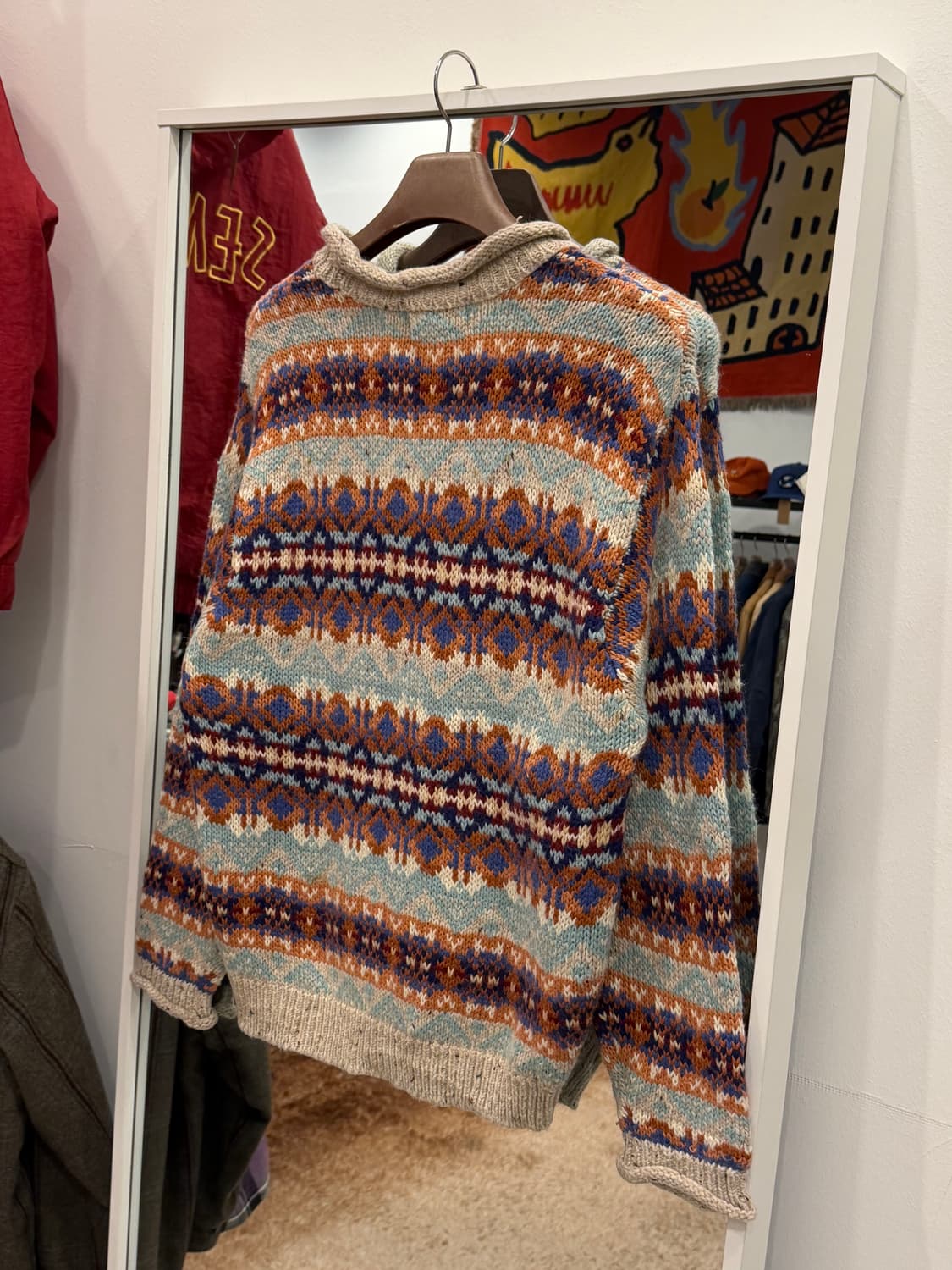 The Original Wear 빈티지 노르딕 울 니트 스웨터 상품이미지4