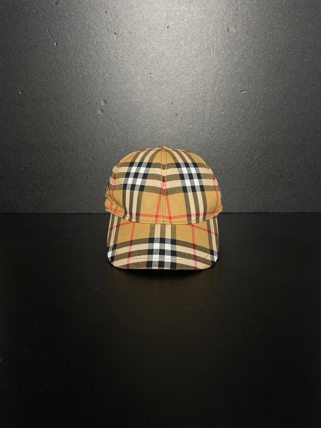 [S/M] 버버리 빈티지 노바 체크 볼캡 모자 상품이미지2