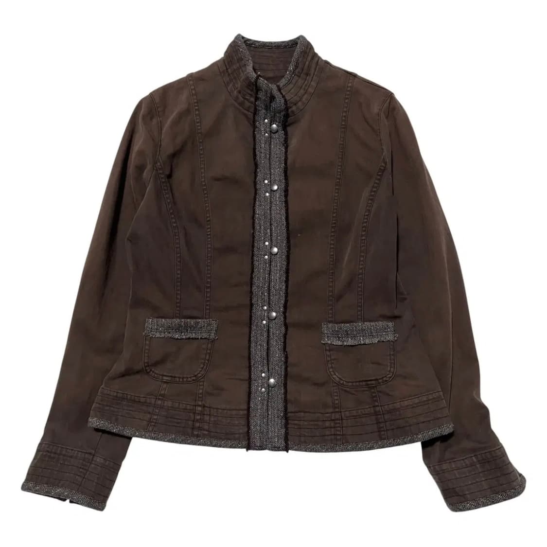 빈티지 브라운 포켓 자켓 상품이미지1