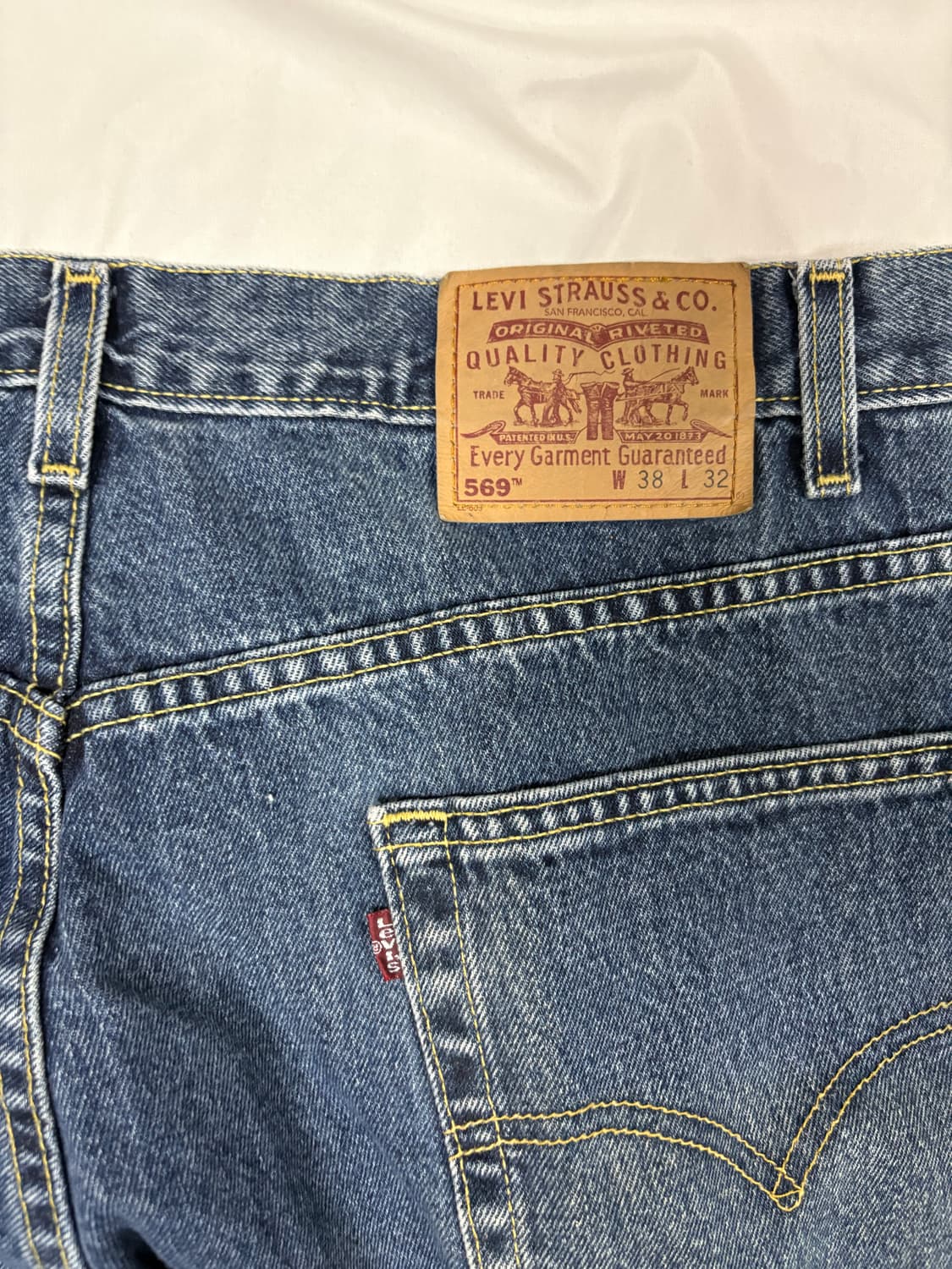 (38x32) 90s 리바이스 569 made in usa 상품이미지6