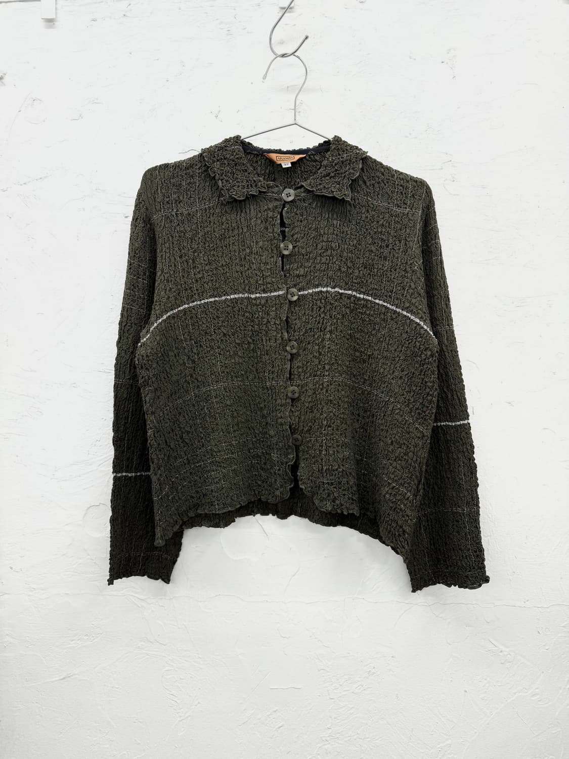 aramis 플리츠 가디건 상품이미지1