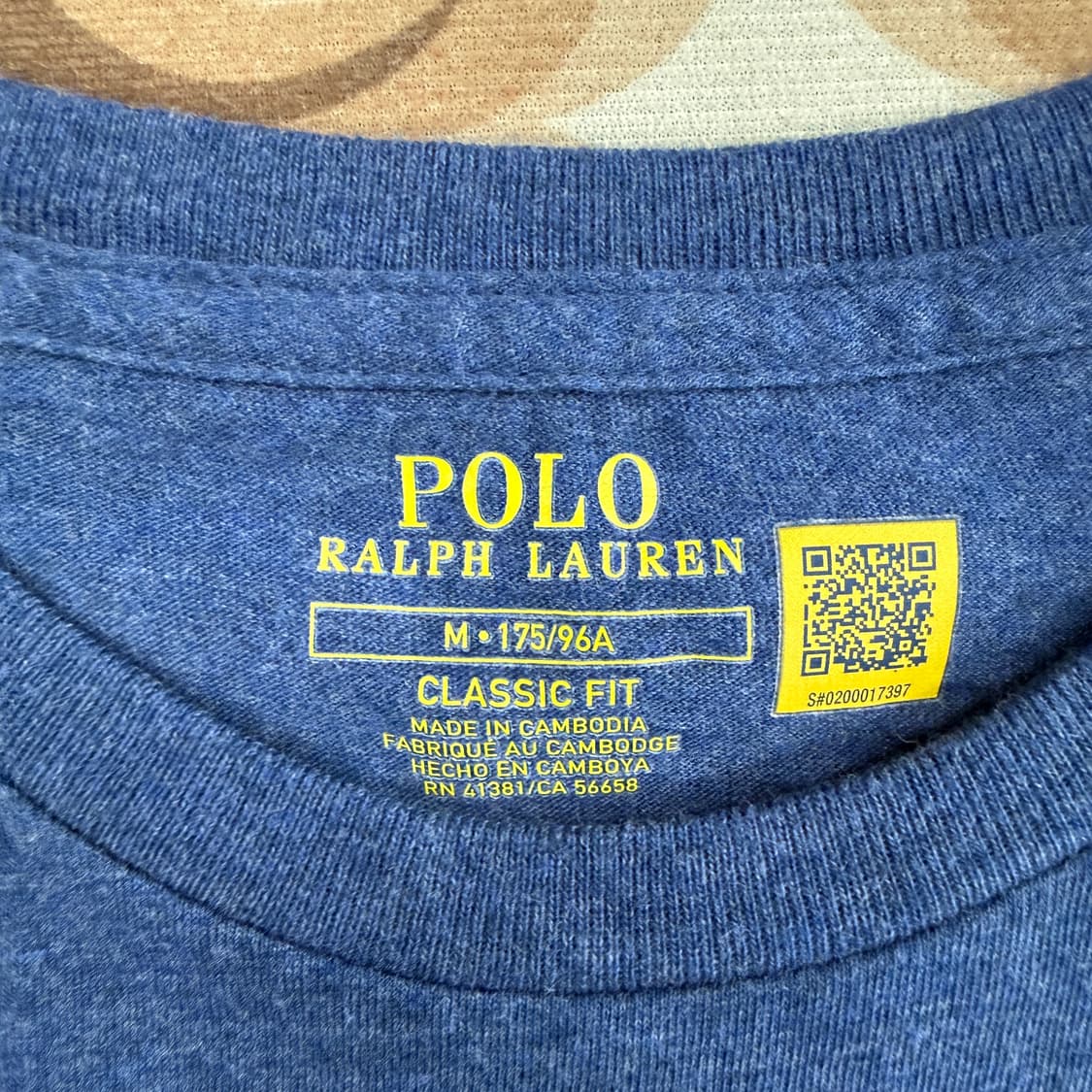 (M)폴로 랄프로렌 클래식 핏 반팔티셔츠(네이비) 상품이미지2