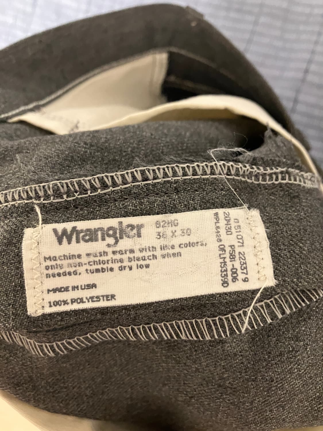 (36 X 30) 랭글러 메카닉 부츠컷 팬츠 그레이 36 상품이미지4