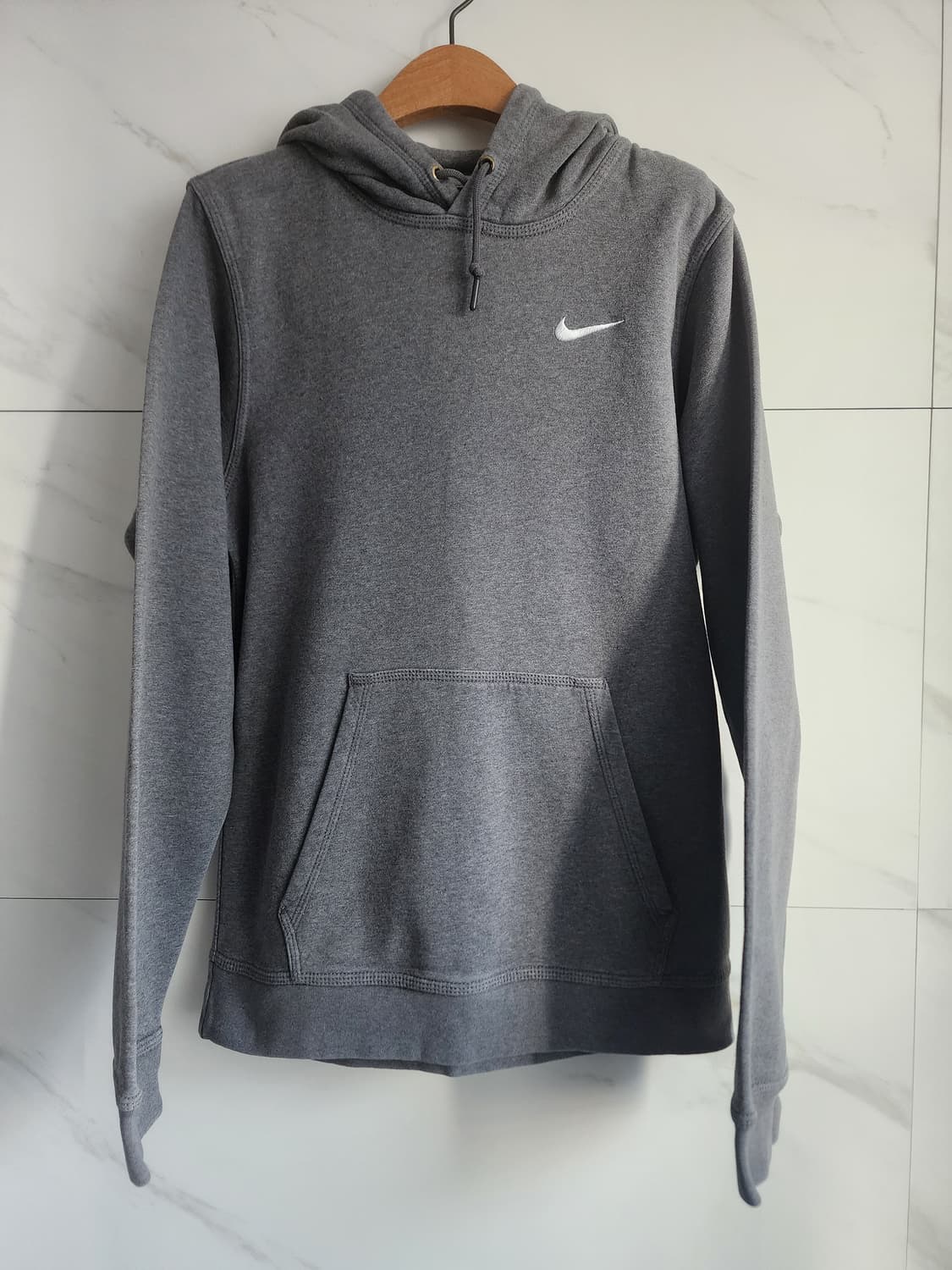 나이키 기모 맨투맨 후드. 그레이 상품이미지1