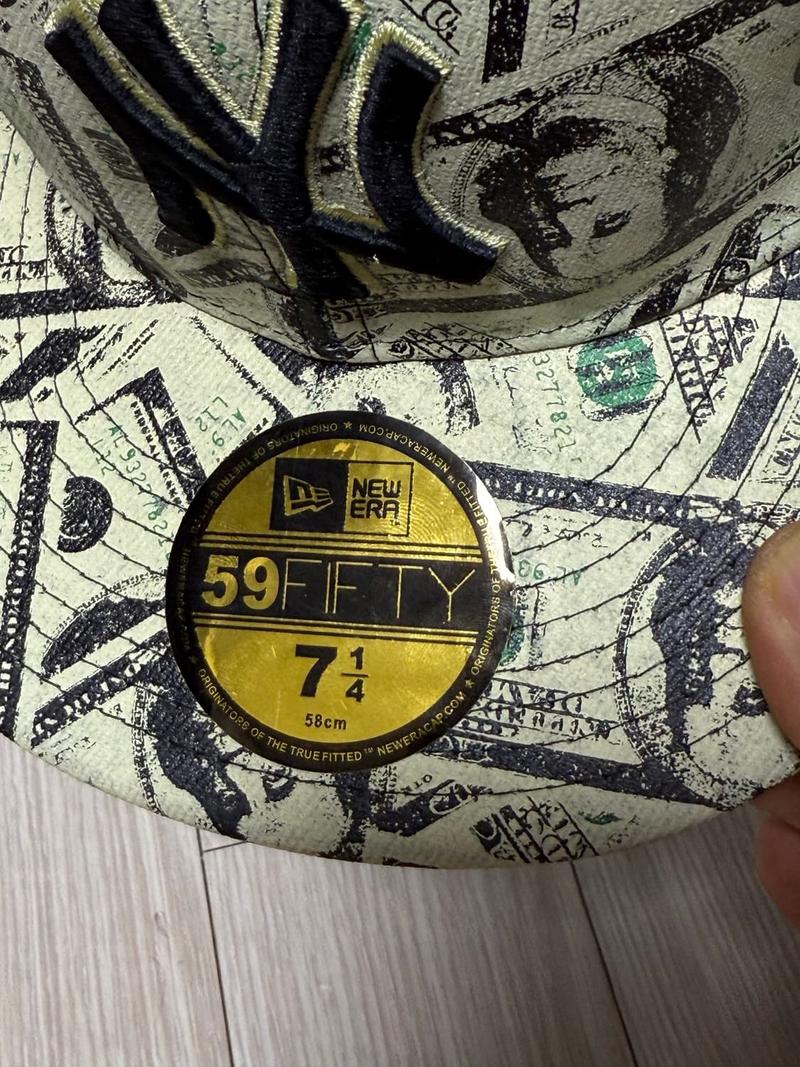 New Era 59FIFTY MLB 💲프린트 Yankees 스냅백 상품이미지7