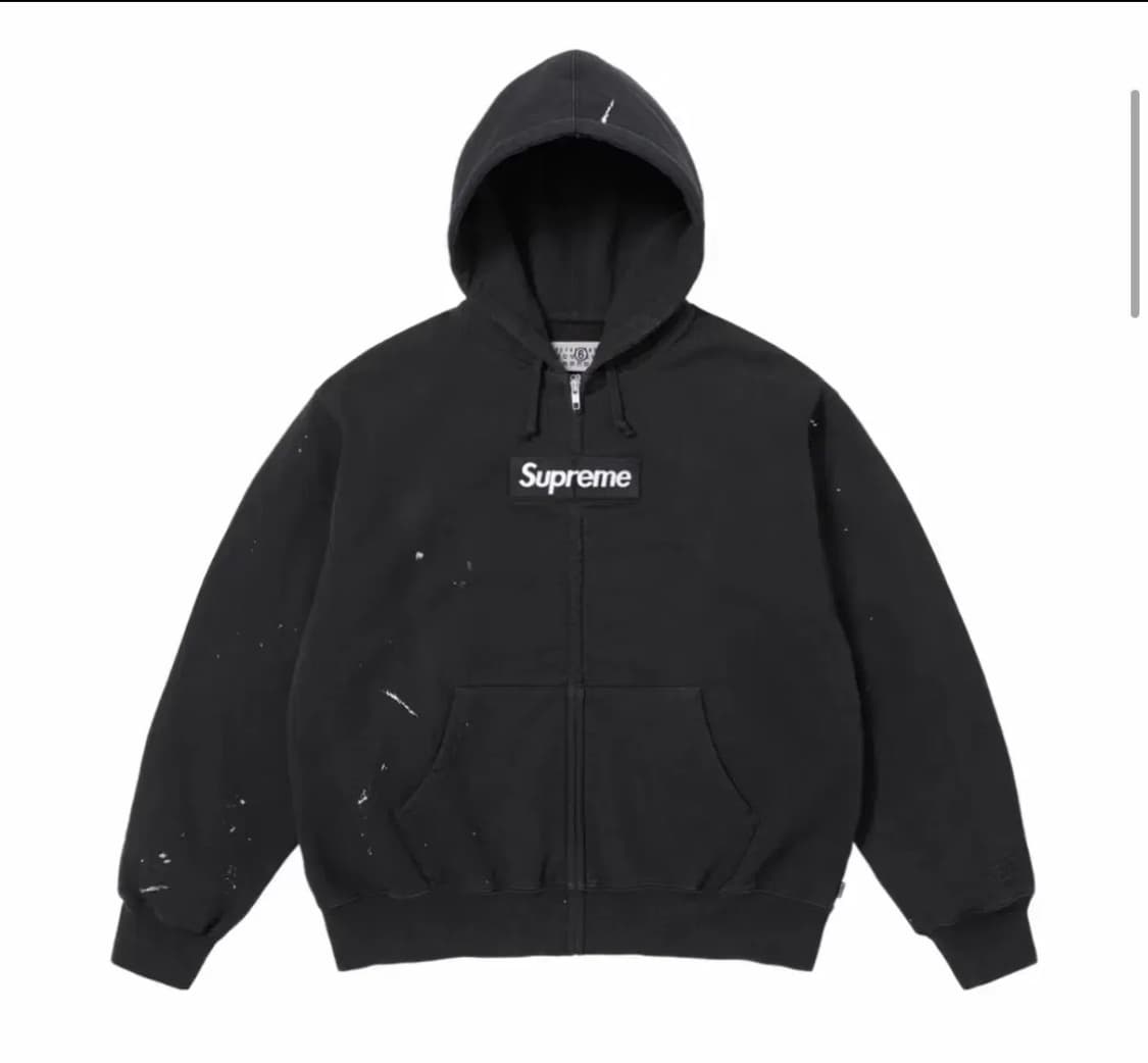 (구매)[M] 슈프림 mm6 마르지엘라 후드집업  네이비 상품이미지2