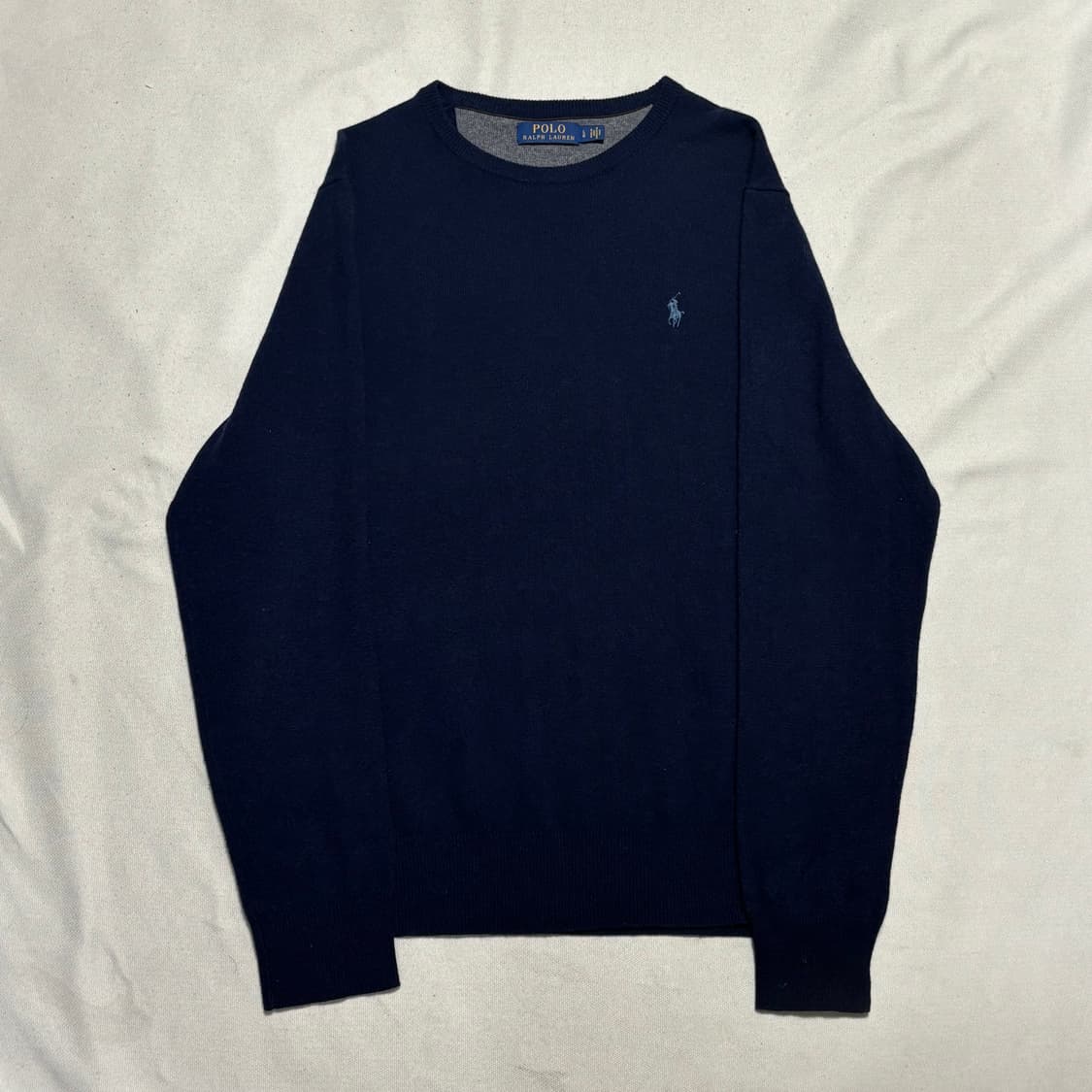 L 폴로랄프로렌 블루 포니 울 네이비 니트 상품이미지2