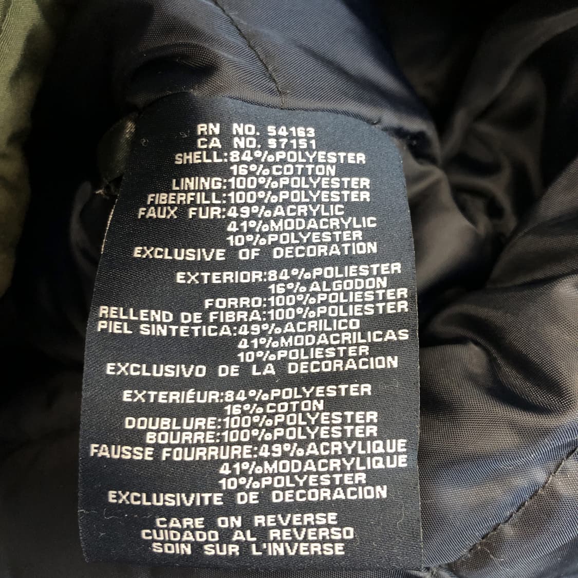 타미힐피거 카키 야상패딩 여성 M  상품이미지6