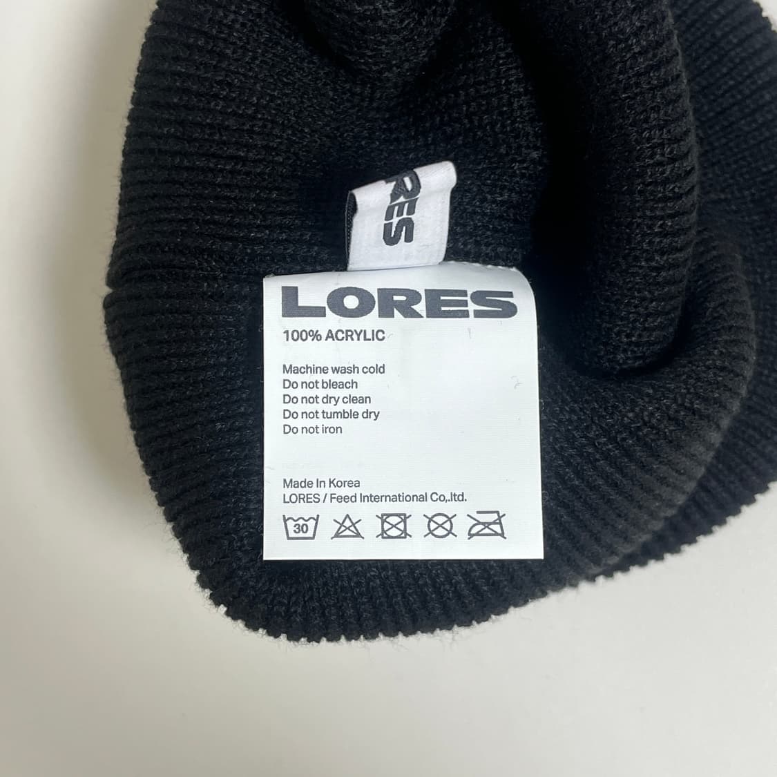 로어즈 비니 블랙 상품이미지3