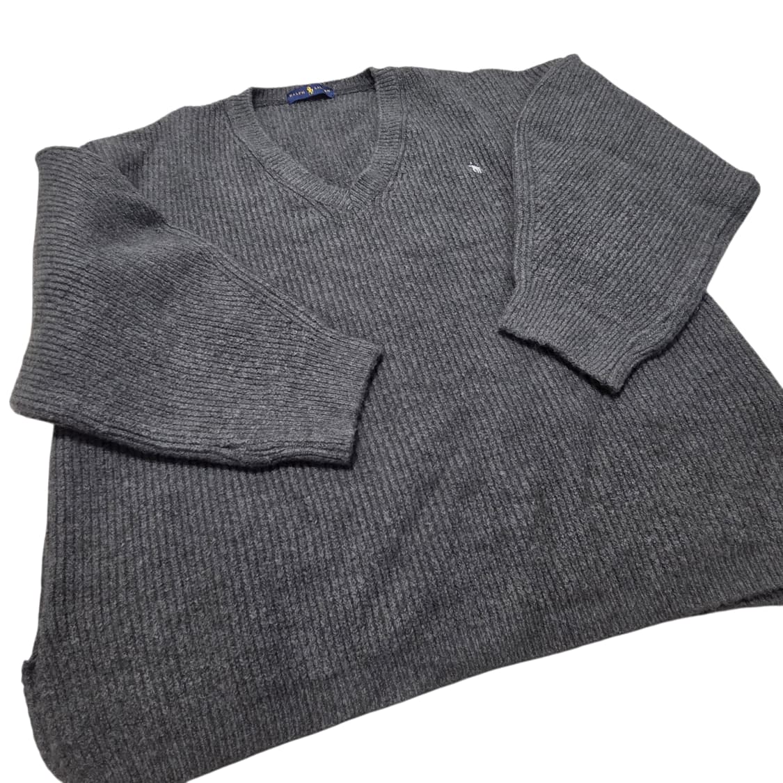 RALPH LAUREN 폴로 랄프로렌 올드 빈티지 브이넥 니트 
 상품이미지2